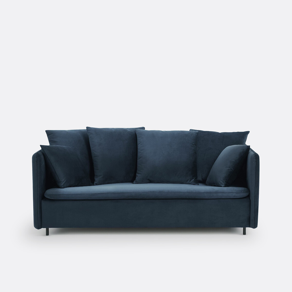 LA REDOUTE INTERIEURS<br>Sofá 3 lugares, veludo conversível, Ivete
