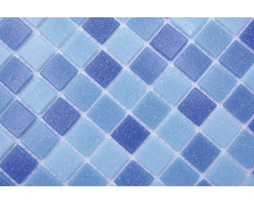 Glasmozaïek GM A 339P voor zwembadbouw, blauw, 32,7 x 30,5 cm