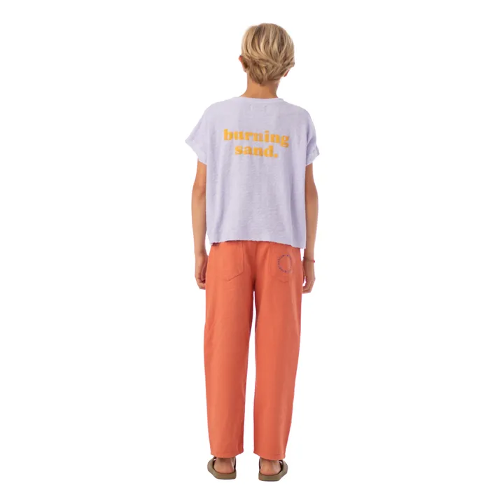 Piupiuchick T-Shirt Eponge Burning Sand | Lavande