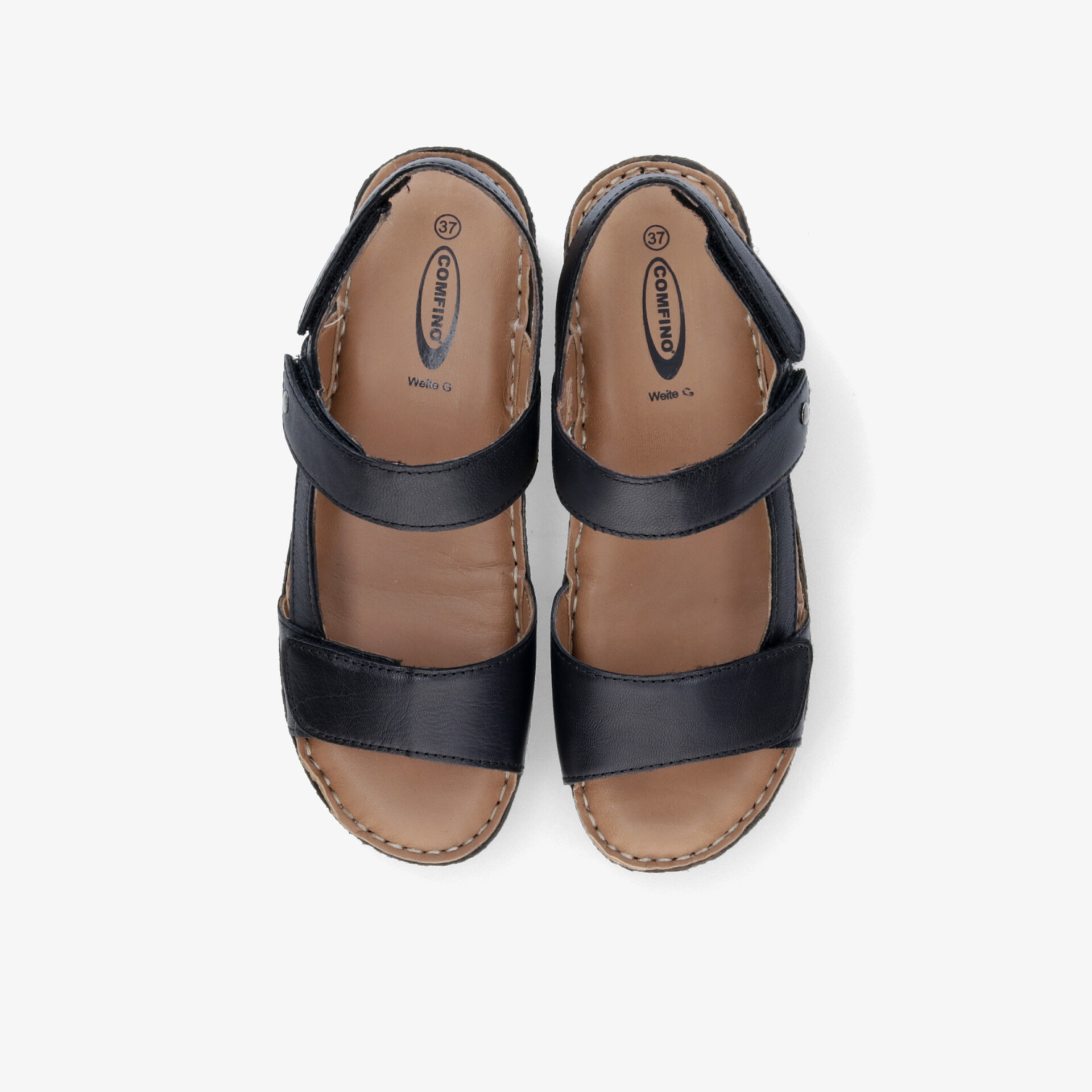 COMFINO Damen Sandalen schwarz