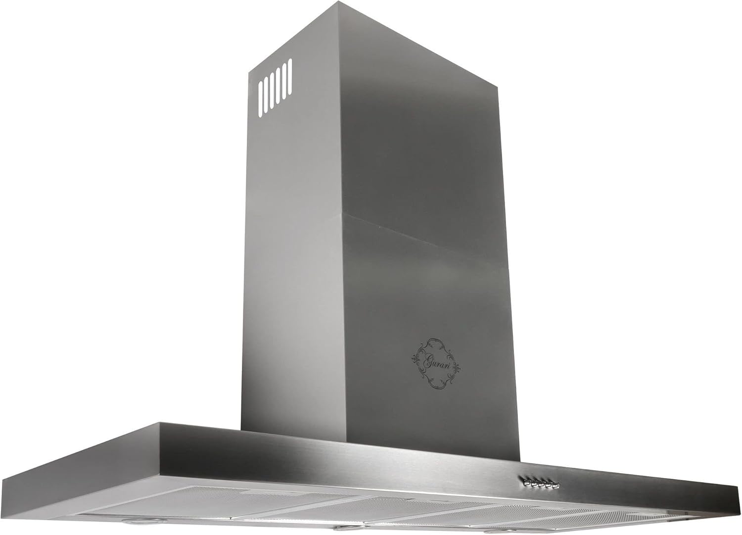 GCH F 118 12 IS N Dunstabzugshaube 120 cm Wandhaube aus Edelstahl, 1000 m³/h Motor, LED Beleuchtung, 4 Metallfettfilter, Abluft/Umluft, 3 Stufen, Energieklasse A