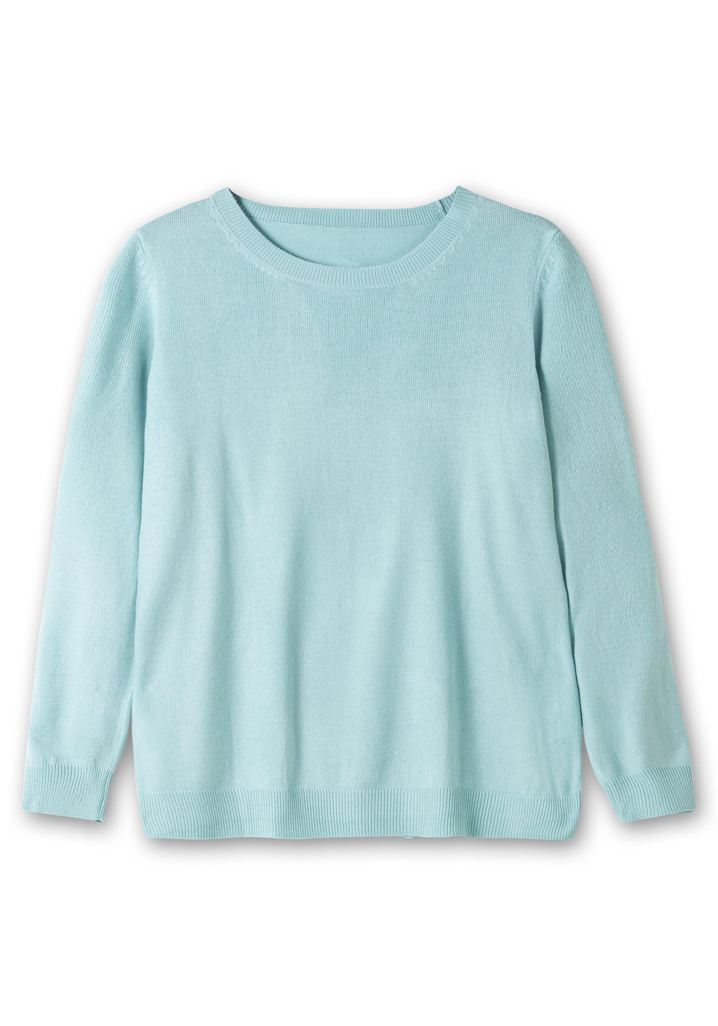 Pullover mit gerippten Abschlüssen