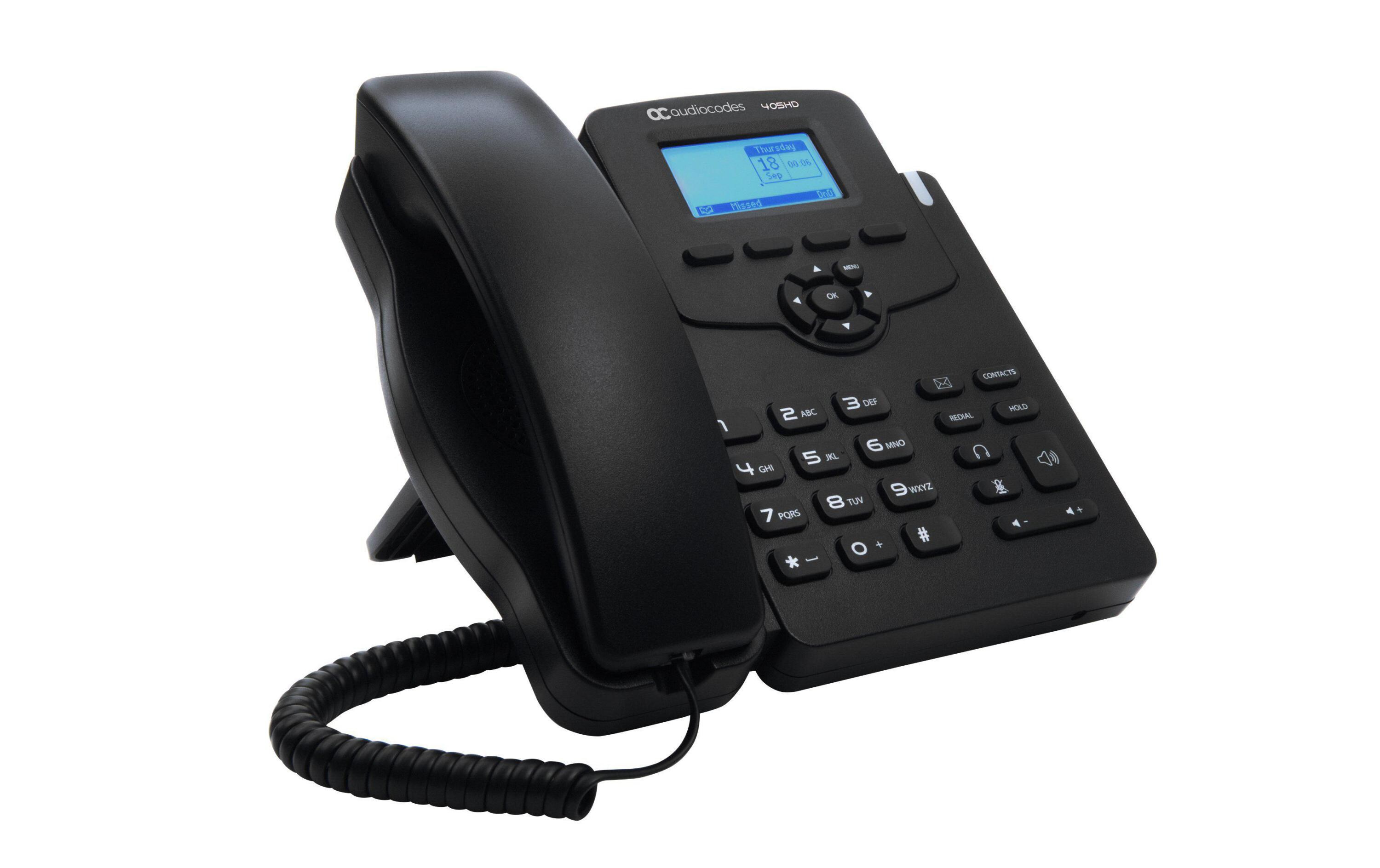 Tischtelefon 405HD Skype for Business SchwarzKostengünstiges Telefon für den Modernen Büroalltag