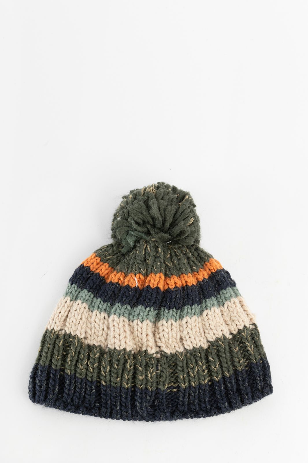 BARTS multicolour beanie met pompom
