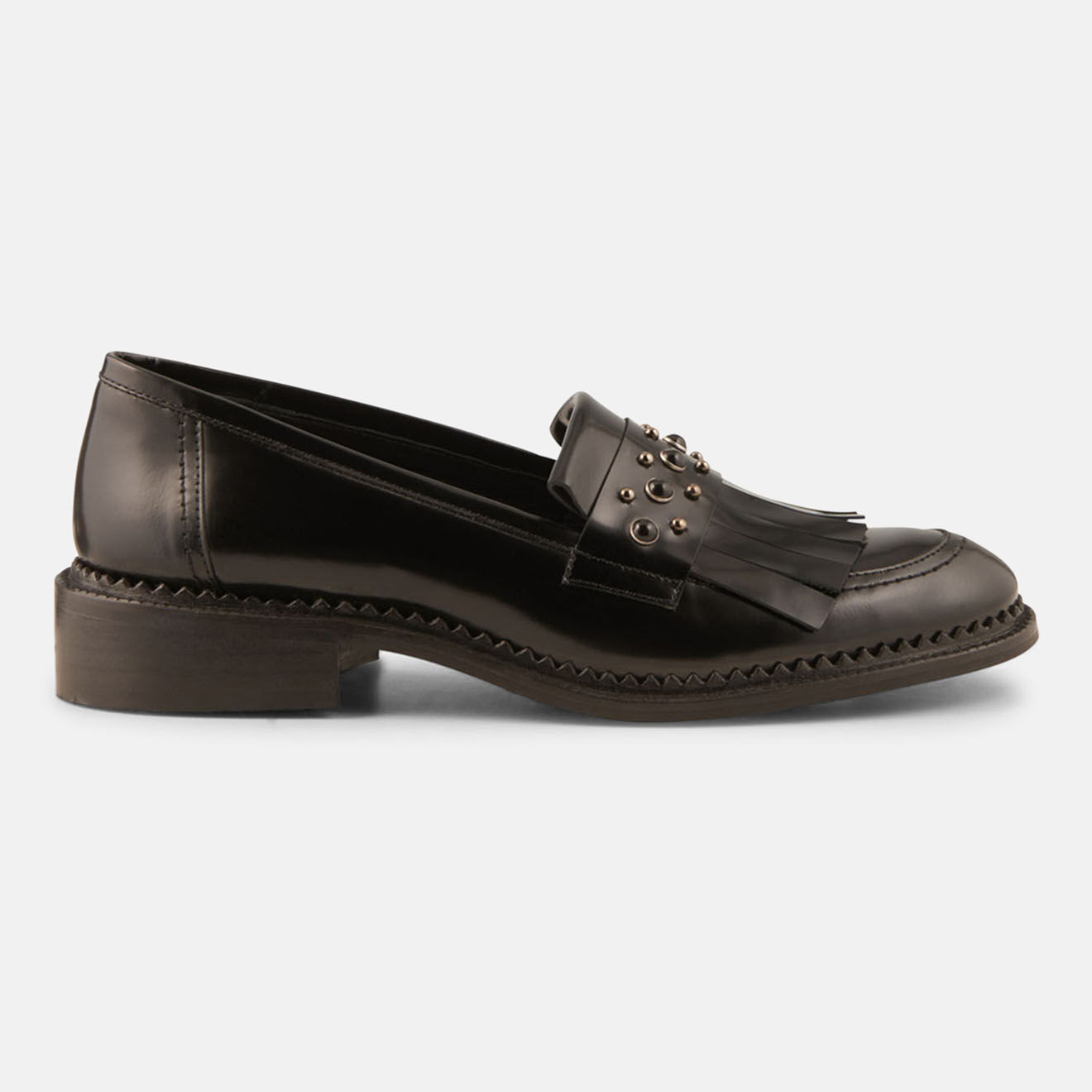 Minelli Mocassins en Cuir Gigi noirs