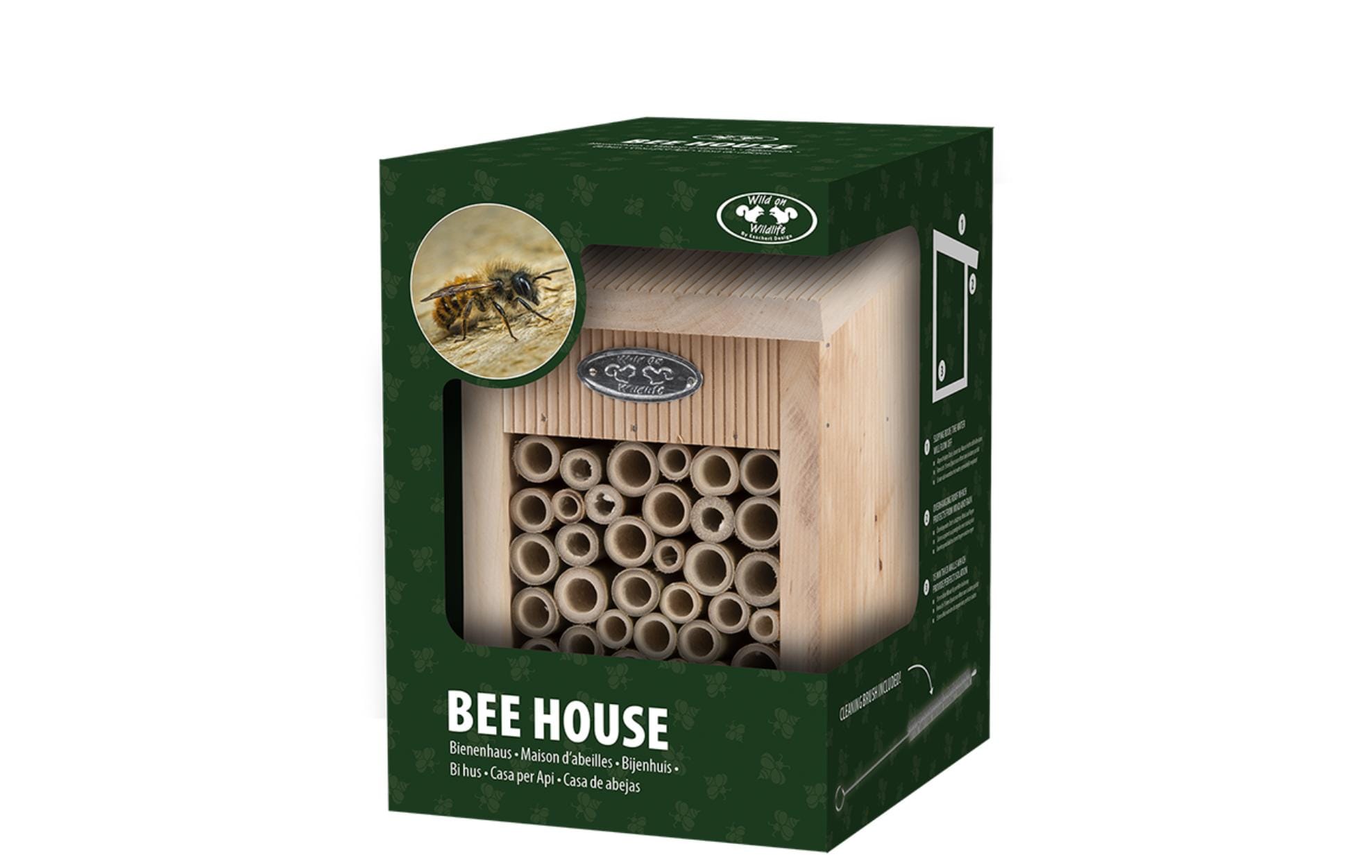 Bienenhaus, 15.9 x 15.9 x 22 cmNistmöglichkeit für Bienen
