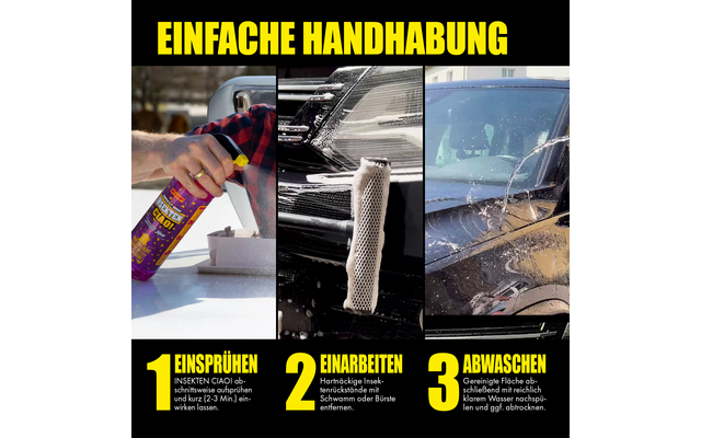 WOSHUP! Insekten Ciao Insektenentferner Spezialreiniger 1 Liter