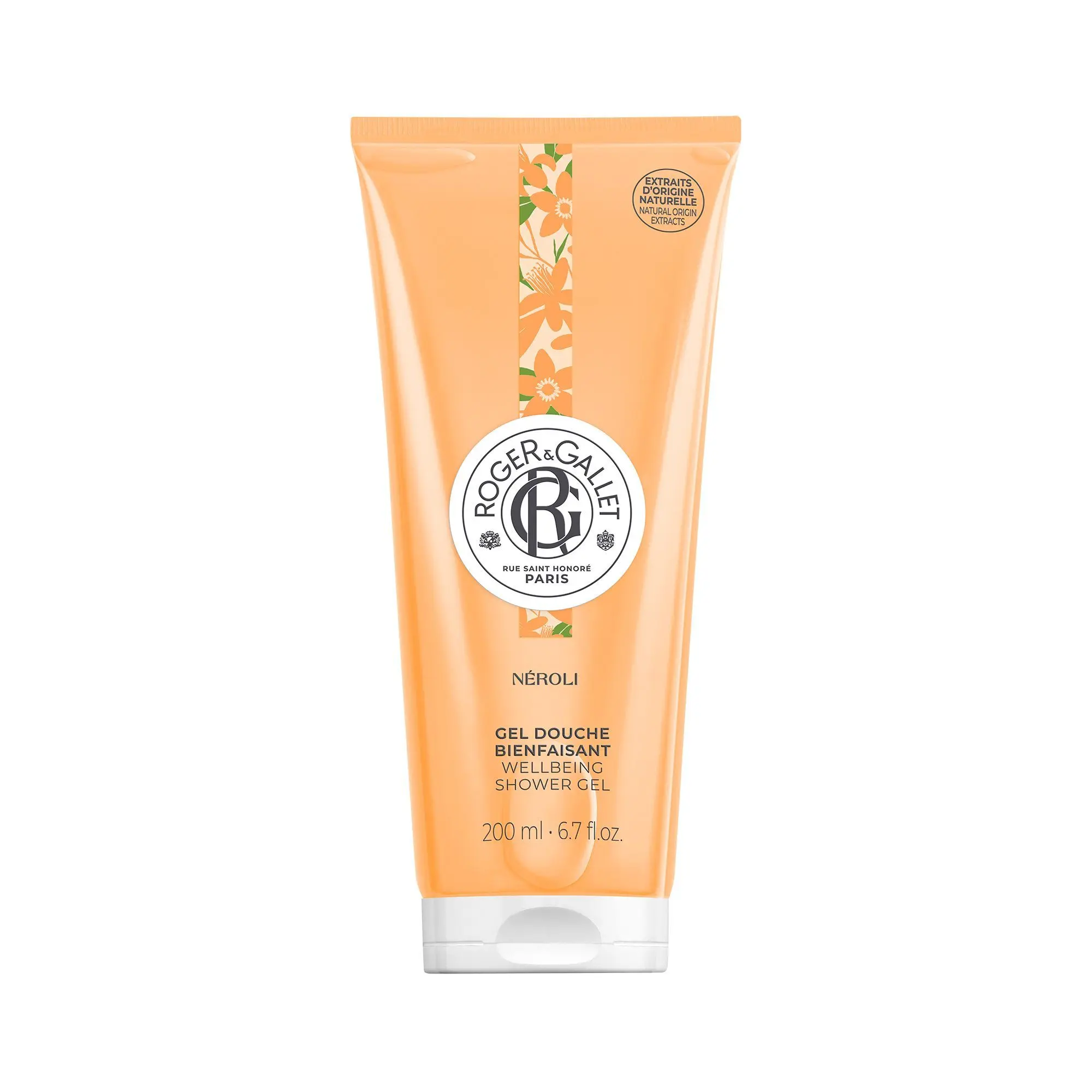 Roger&Gallet - Néroli Gel Douche Bienfaisant Tube 200ml - Gel douche