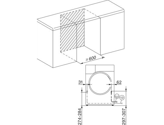 MIELE - Sèche-linge pompe à chaleur TWH780WP EcoSpeed 9kg
