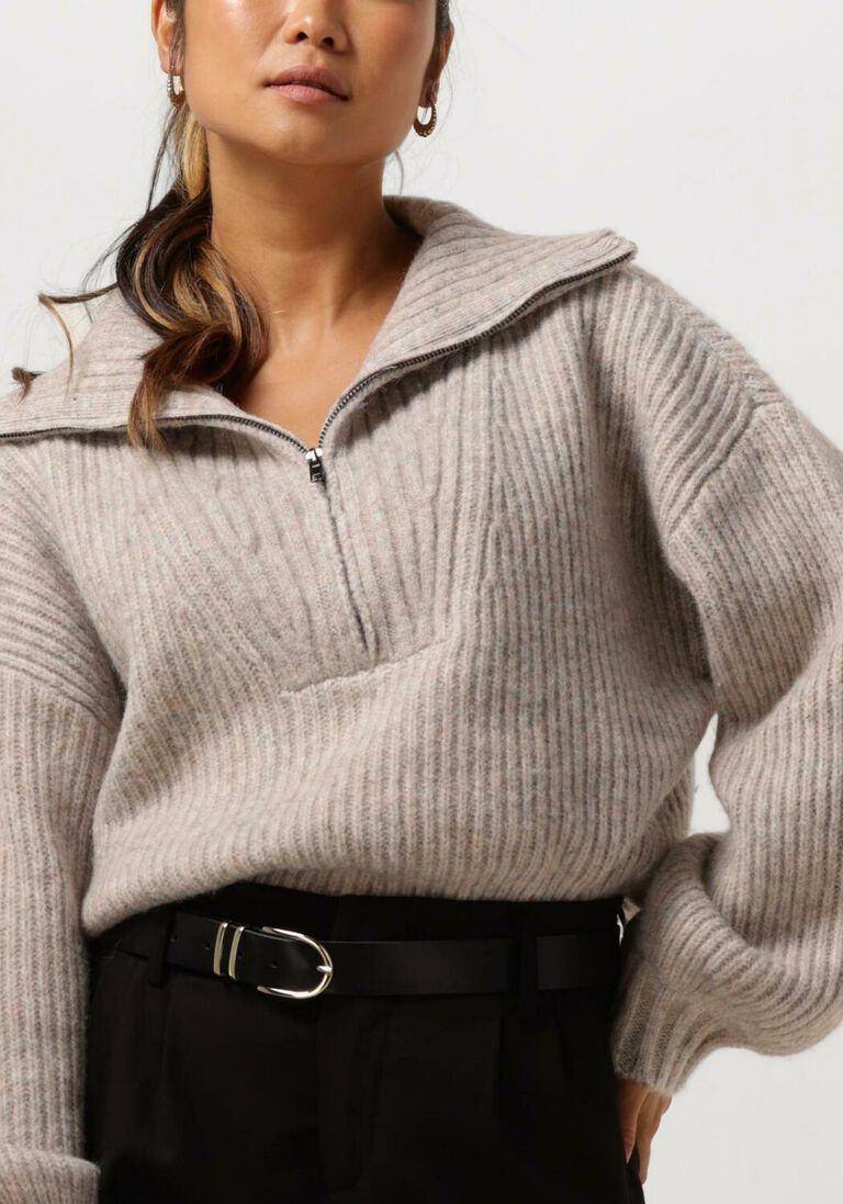 SIMPLE beige simple trui knit-rc-pl-23-1