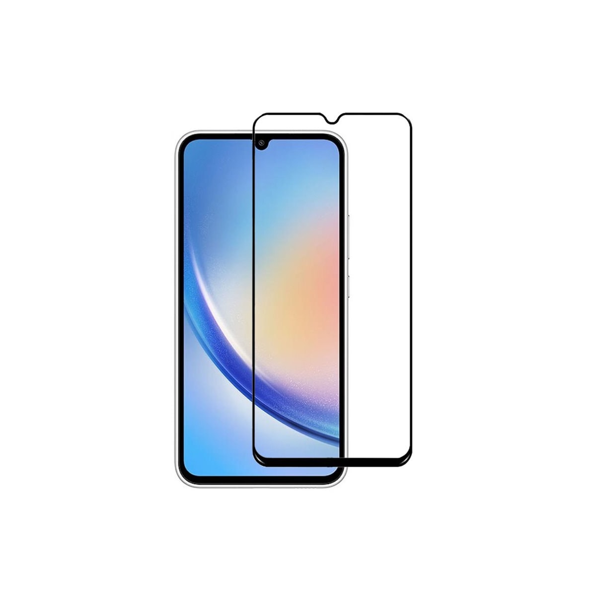 5D Glass skjermbeskytter Samsung Galaxy A05s