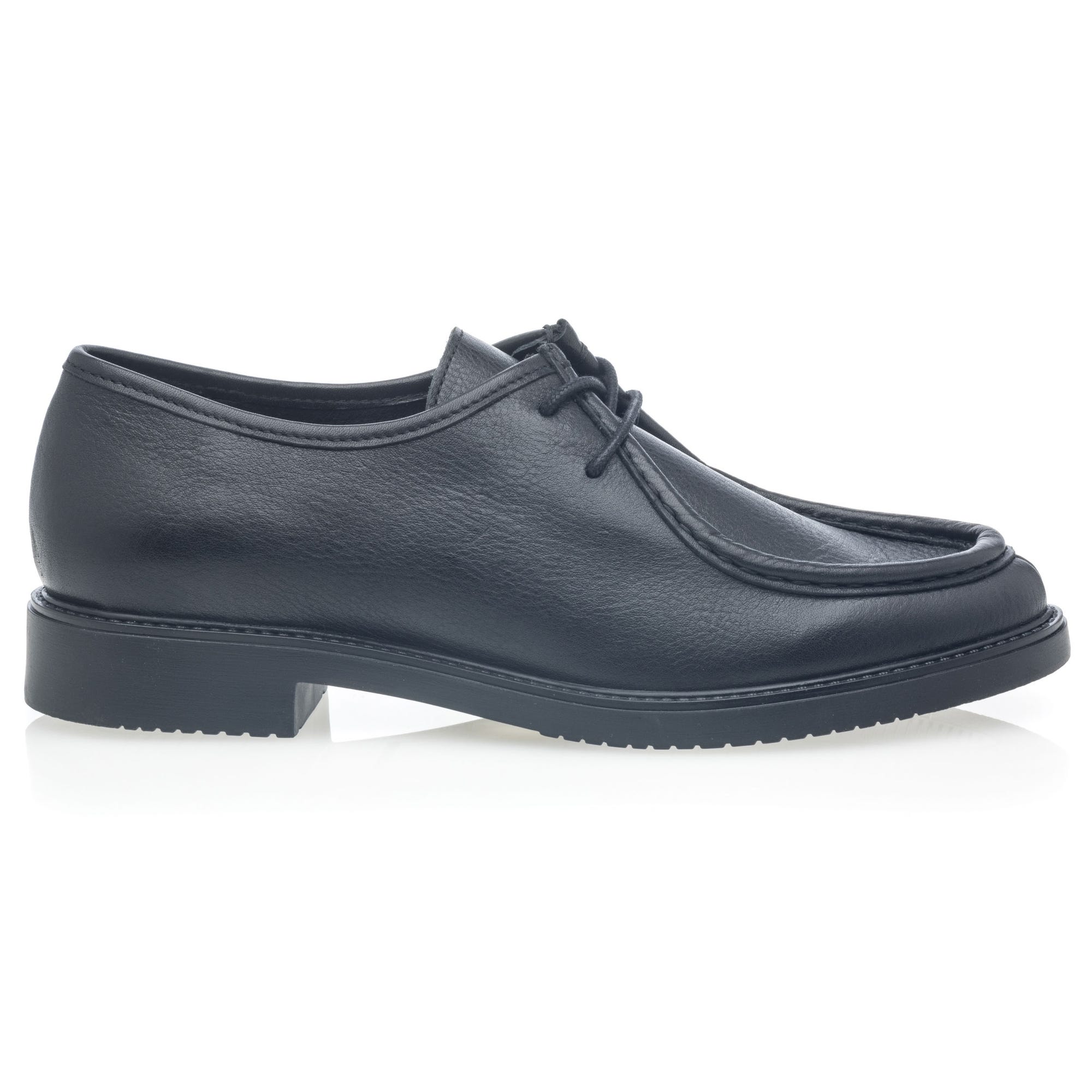 Derbies Femme en cuir noir