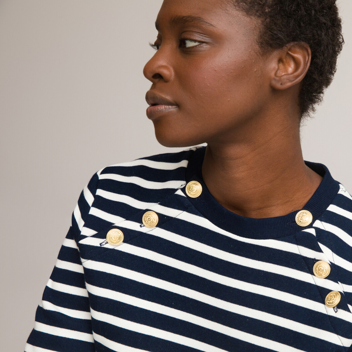 COLEÇÕES LA REDOUTE<br>Camisola Marinha Exclusiva