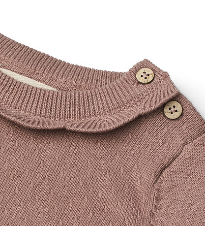 Wheat Bluse - Strick - Nannie - Lavender Rose