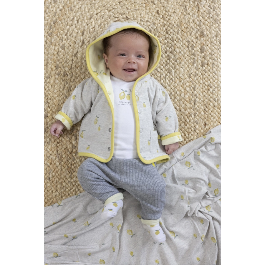 Feetje Wendejacke Lemons Grau Melange