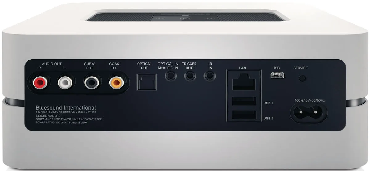 Bluesound Vault 2i Blanc Serveurs audio