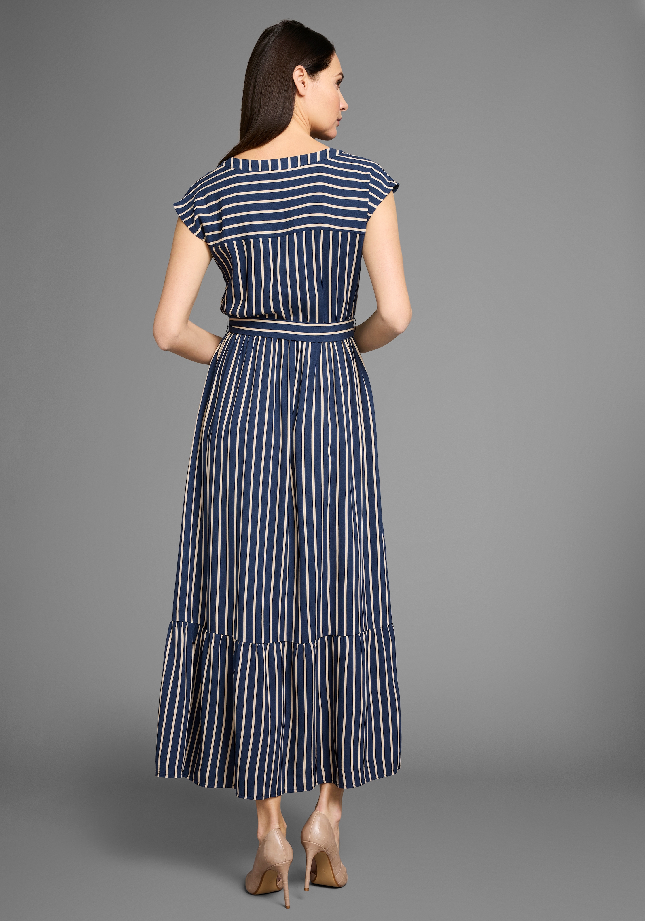 HECHTER PARIS Midikleid mit Bindeband