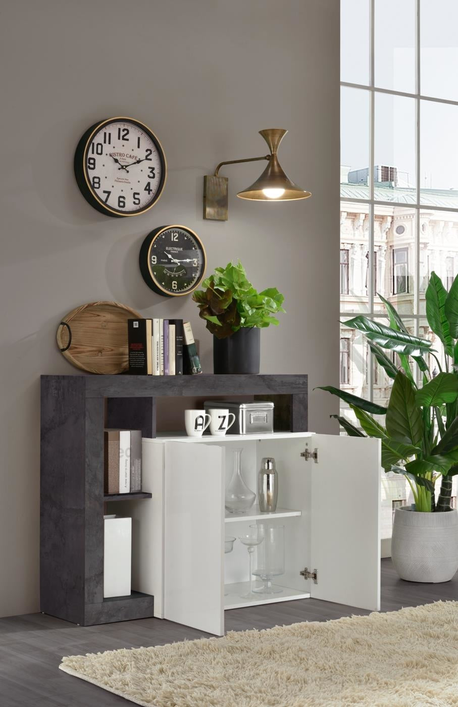 Benvenuto Design Hamburg Dressoir 2 deurs Wit | Oxid