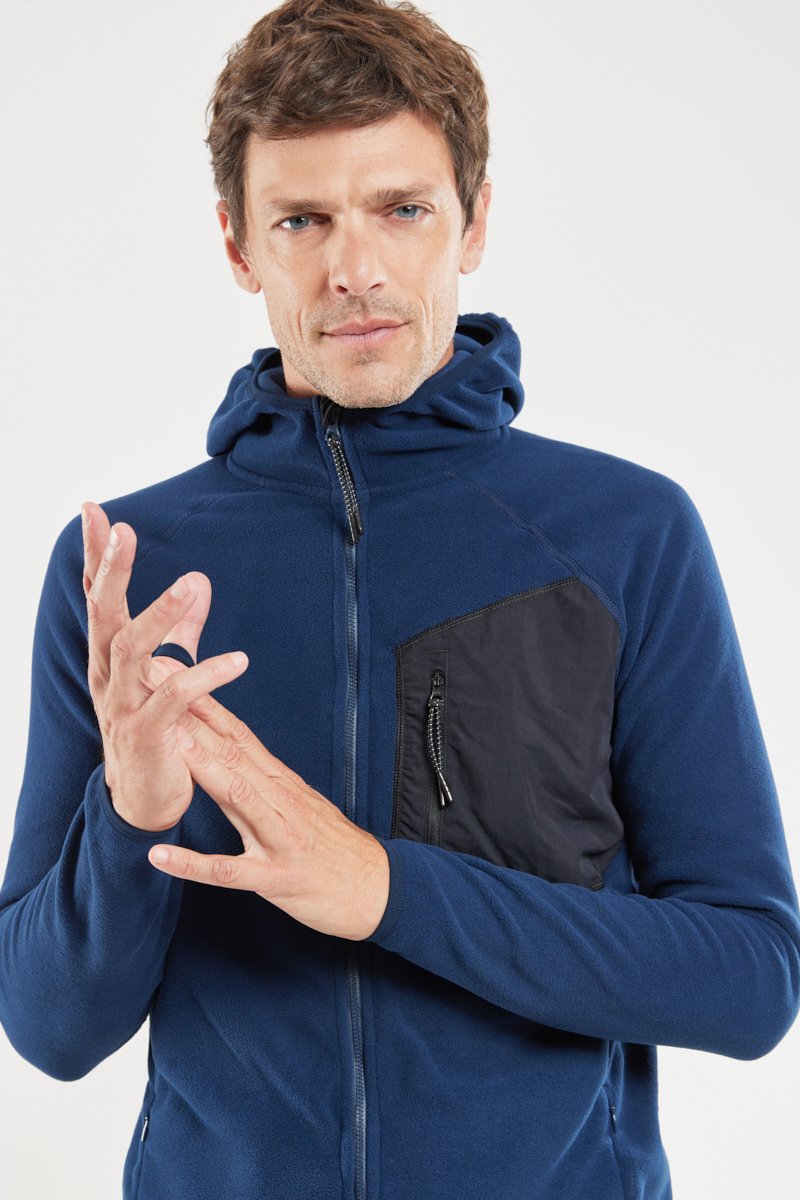 Veste polaire à capuche PLOUHA