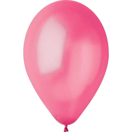 Latexballoner 30 cm 6-pak - metallic fuchsia
