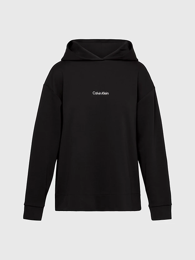Moletom plus size com capuz em poliéster reciclado