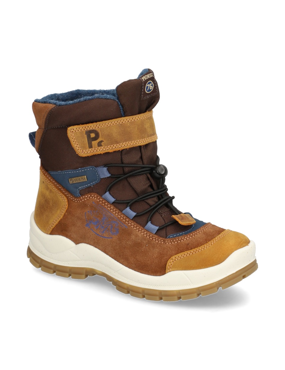 Lederkombination Boot