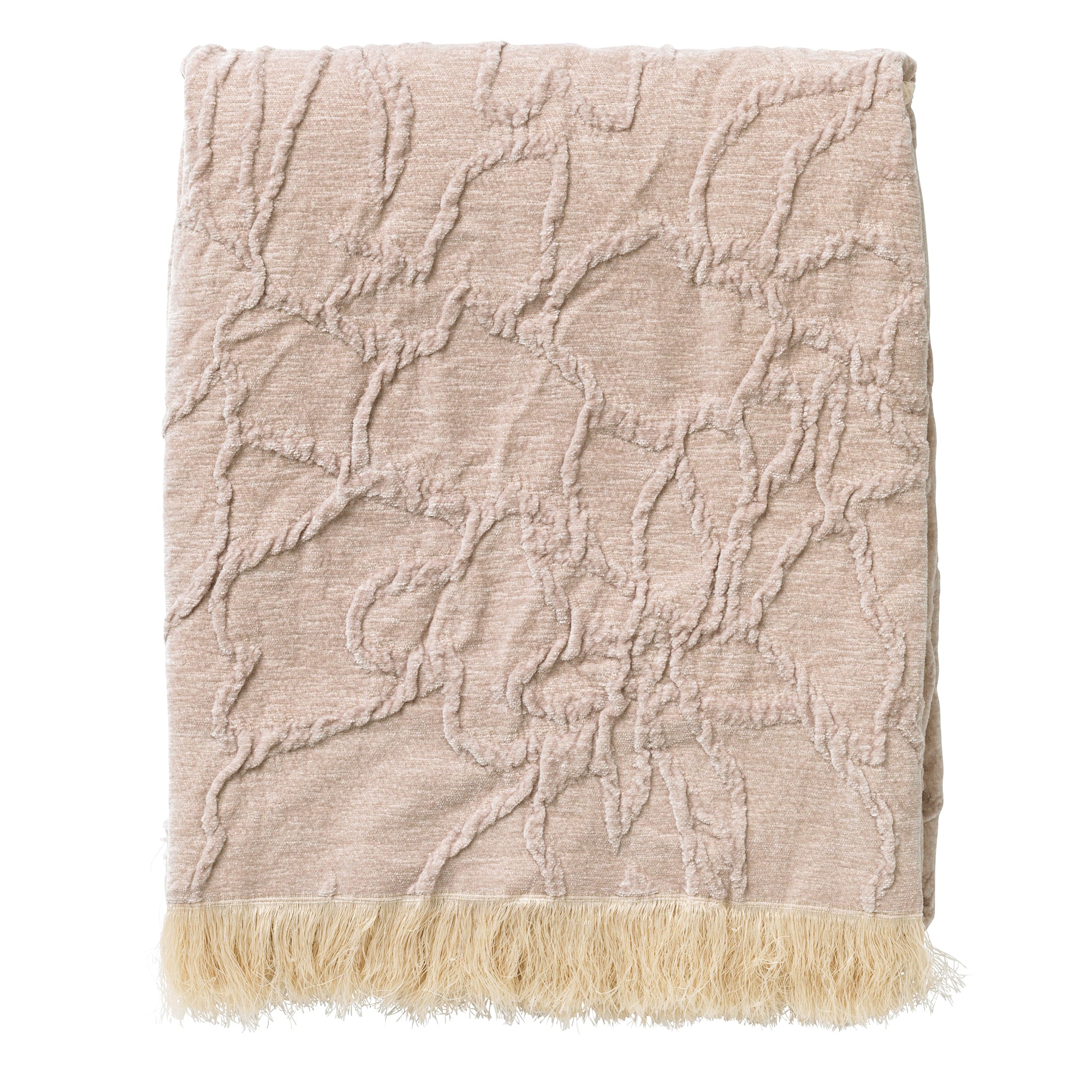 Dutch Decor plaid FLORINE - 140x180 cm Pumice Stone