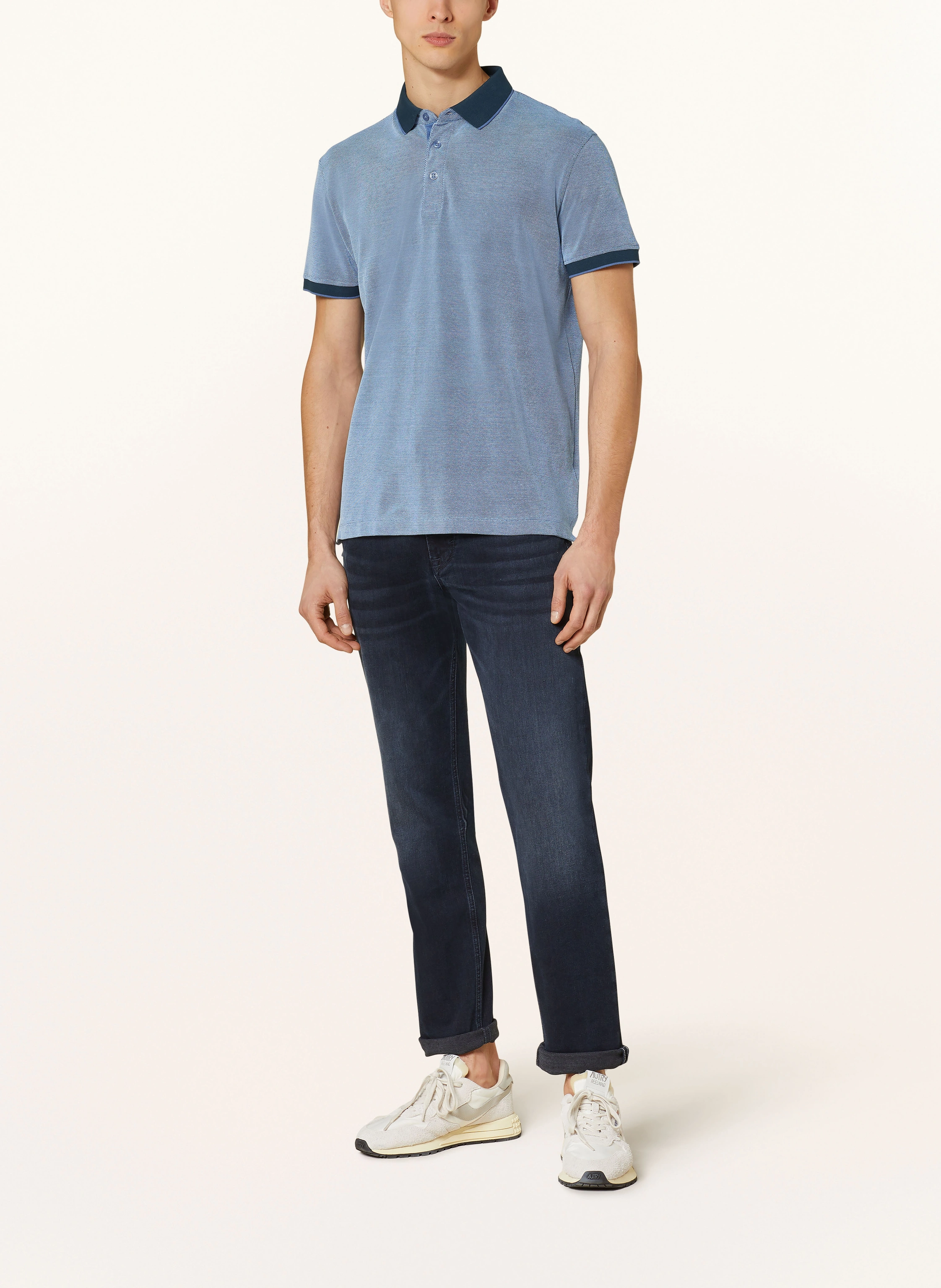 STROKESMAN'S Piqué-Poloshirt