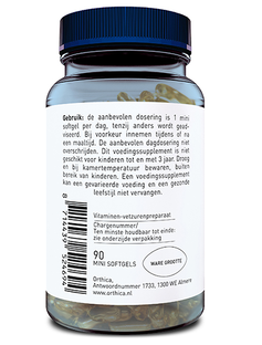 Orthica Kabeljauwleverolie Softgels 90SG
