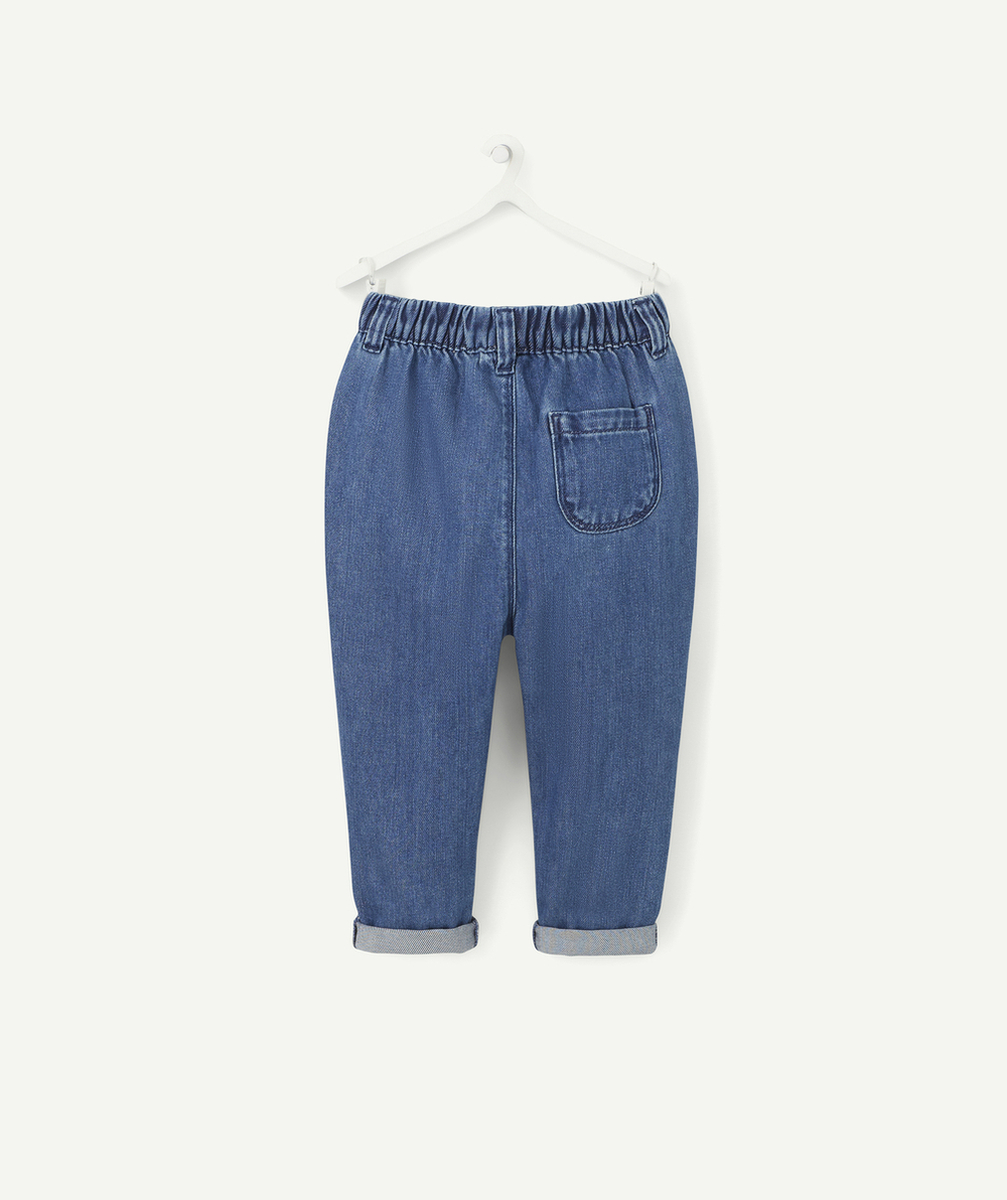 PANTALON SAROUEL BÉBÉ GARÇON EN DENIM LOW IMPACT
