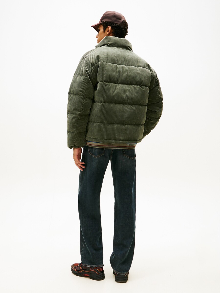 TOMMY JEANS<br>Jaqueta de plumas em veludo