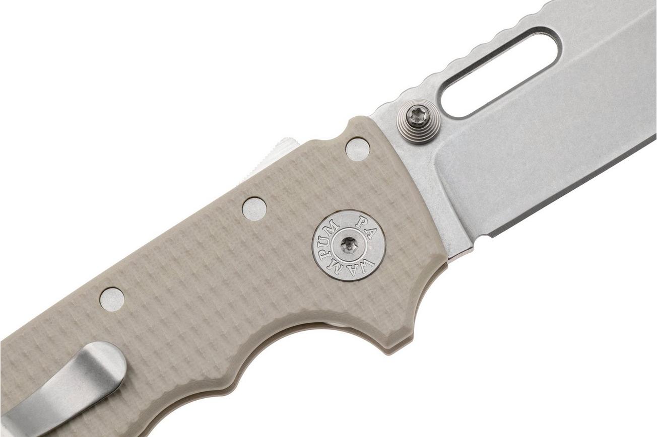 Demko Knives MG AD20S Shark-Lock, MagnaCut Clip Point MGAD20S-MAG-PT-G10 Tan G10, zakmes