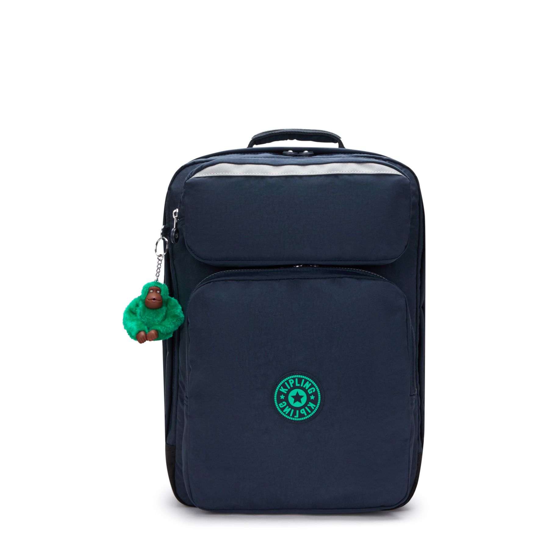 SCOTTY Grand sac à dos avec compartiment pour ordinateur portable - Blue Green Block