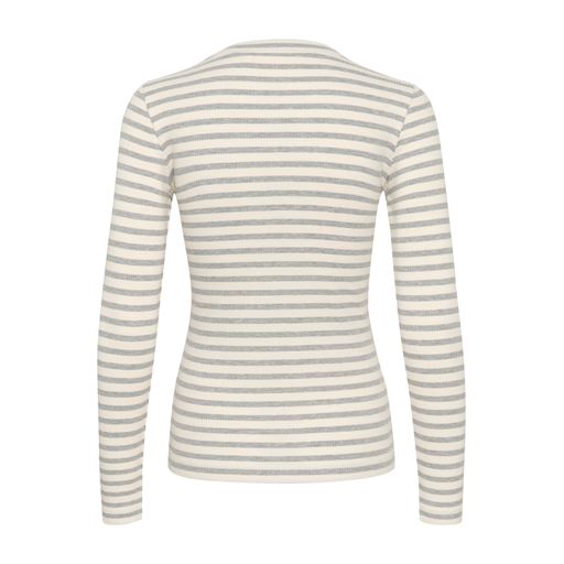 InWear DagnaIW T-shirt, Medium Grey/Whisper White, XXL