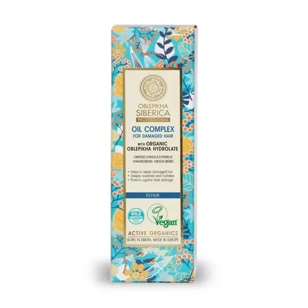 Natura Siberica - Complexo de Óleo de Espinheiro-marinho para Cuidado de Cabelos Danificados 50ml