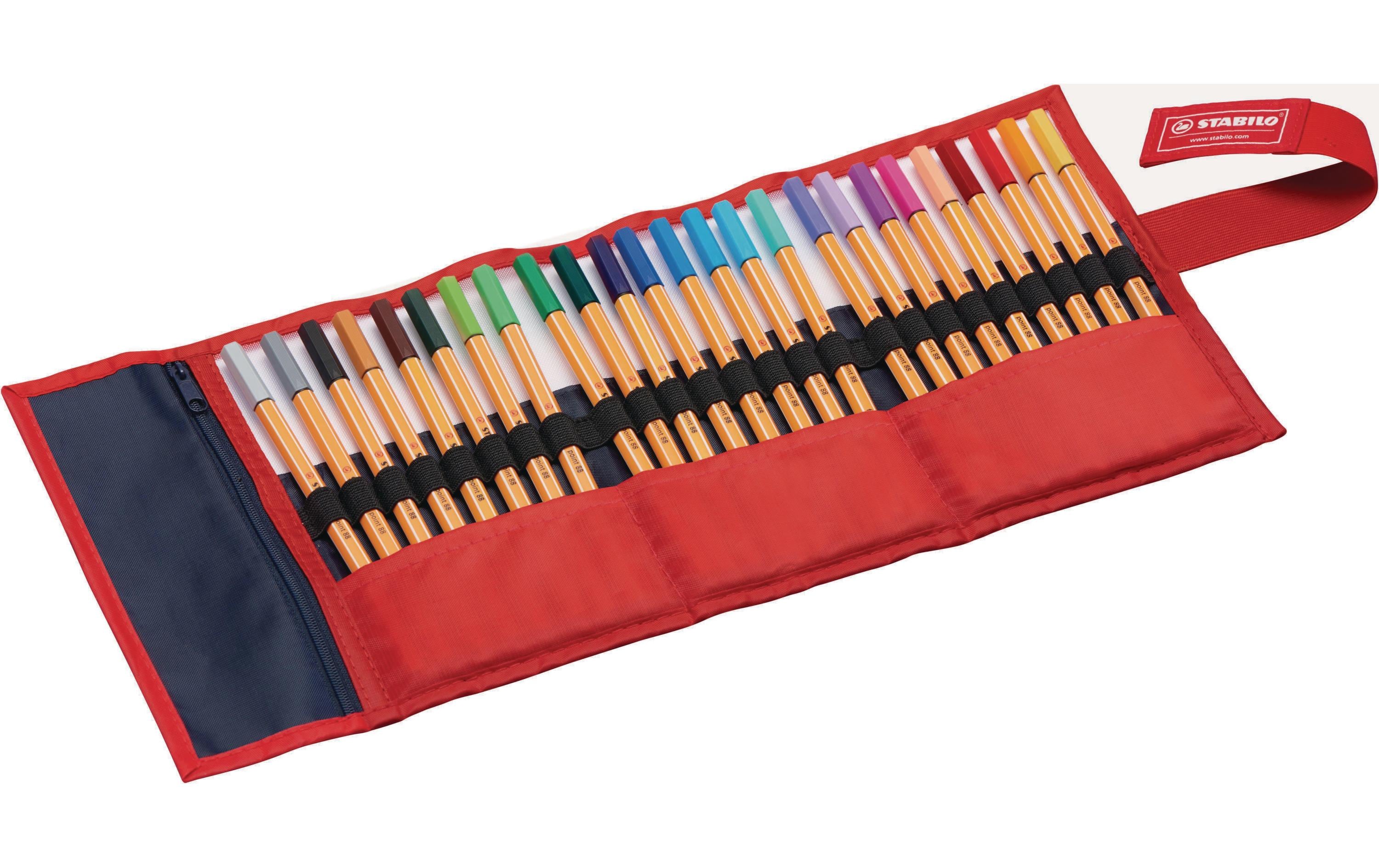 Fineliner point 88 25 Stück, MehrfarbigStabilo Fineliner, 25er Set