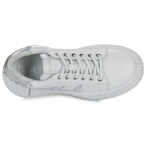 Karl Lagerfeld - KREEPER LO Whipstitch Lo Lace Blanco / Plata