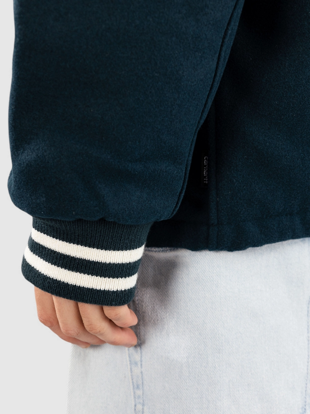 Carhartt WIP Wool Coach Jacket deep lagoon/wax