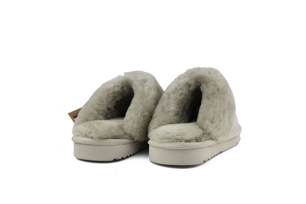Warmbat Pantoffels Flurry Cement Suede