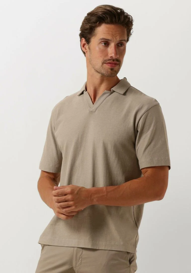 DRYKORN beige drykorn polo benedickt 520179