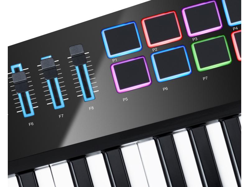 Alesis Keyboard Controller Vortex Wireless 2 Keytar Controller mit drahtloser MIDI Übertragung