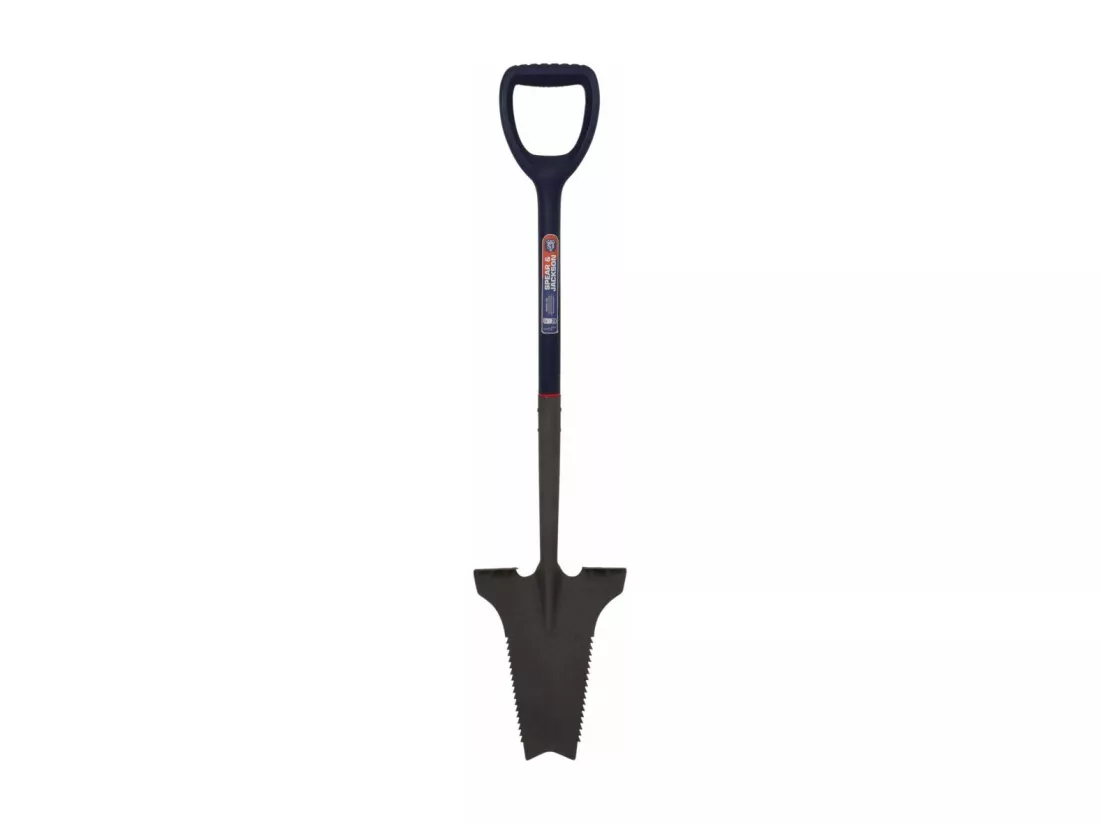 Louchet dentelé en acier polyvalent