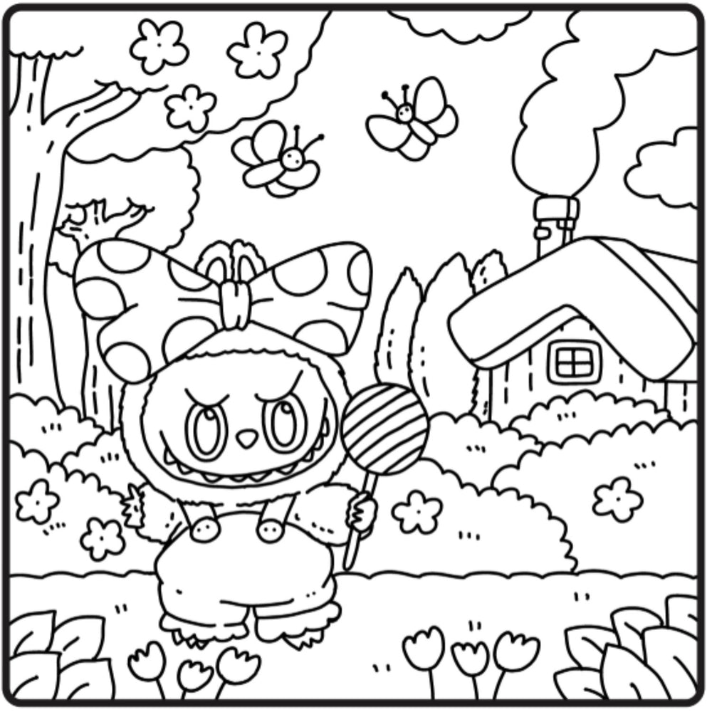 Køb Forlaget Tukan Cozy Monsters Malebog (Uofficiel Labubu Malebog)