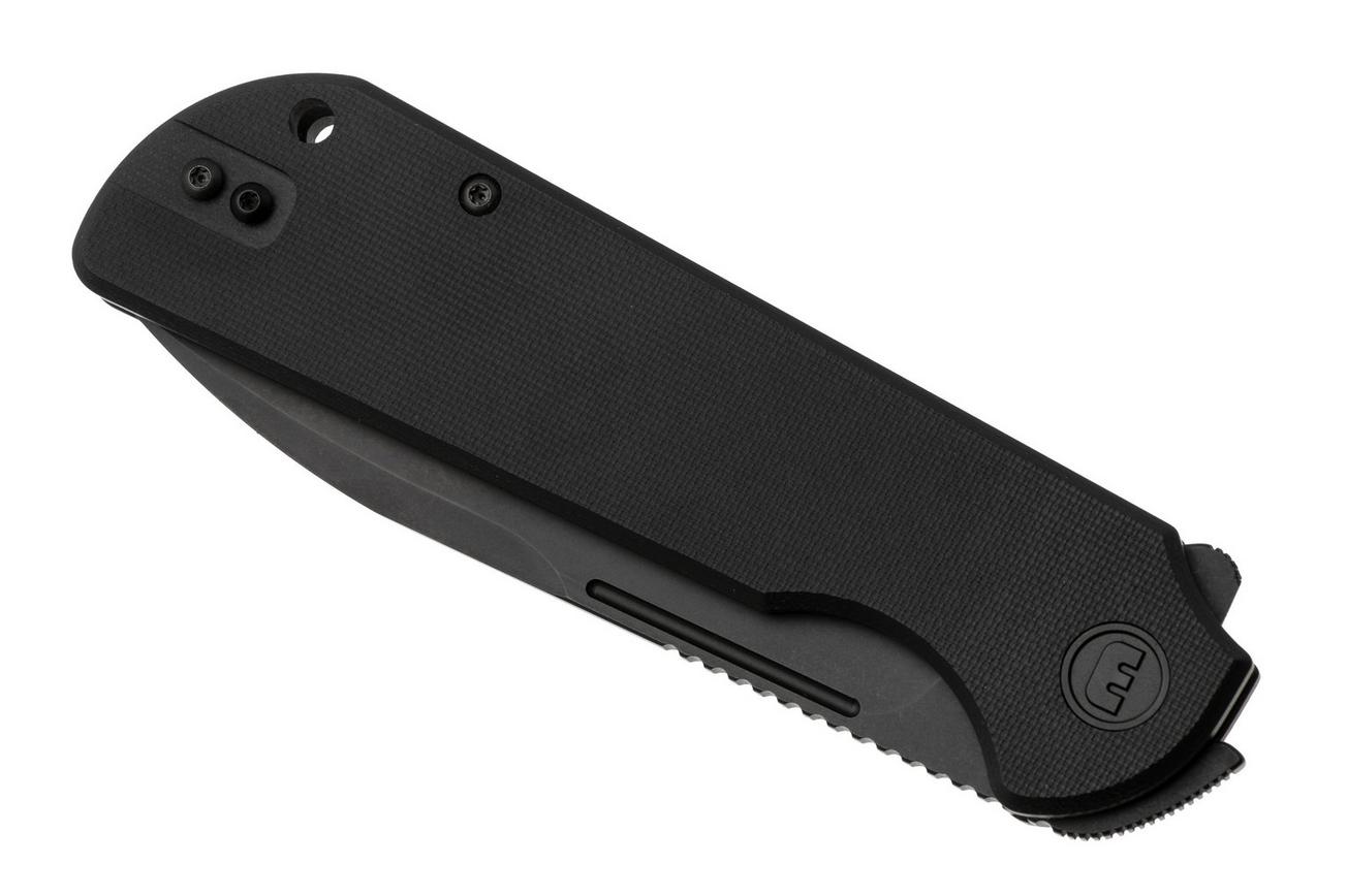 Eutektik Binary BIN-BBW-R Blackwashed 14C28N, Black G10, zakmes