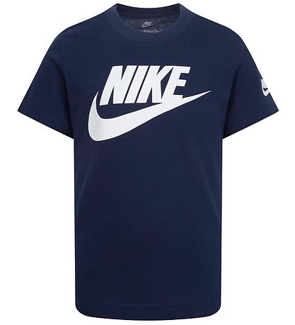Nike T-Shirt - Dunkelblau/Weiß