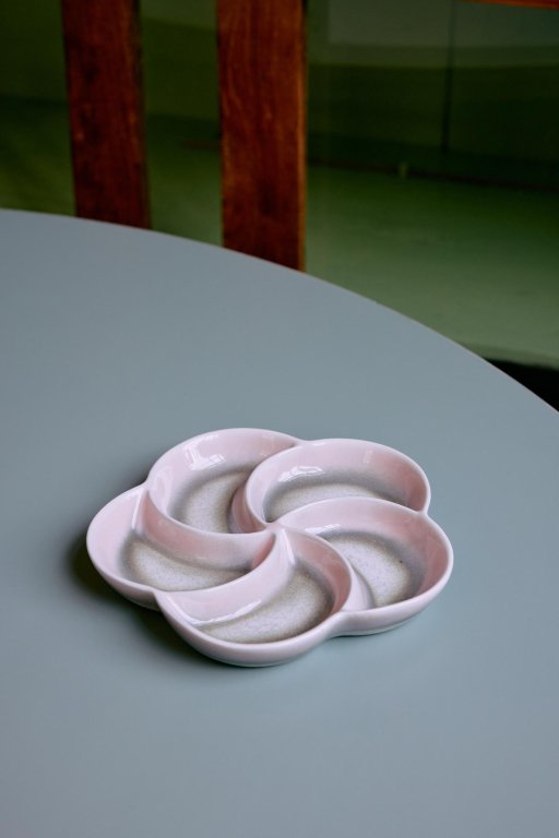 HKliving 70's Ceramic snack schaaltje muse