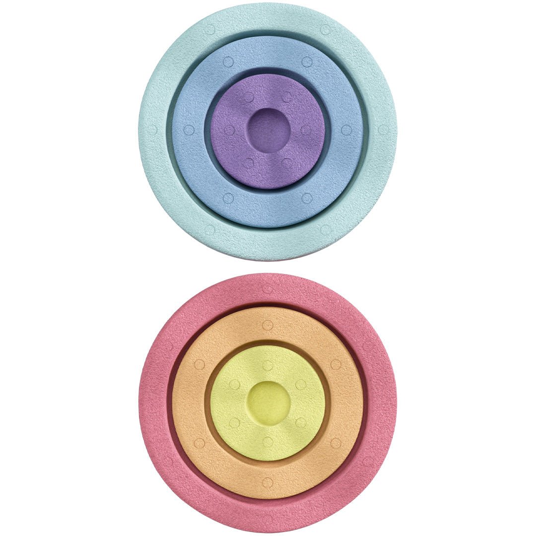 Stapelstein inside rainbow pastel - 6st