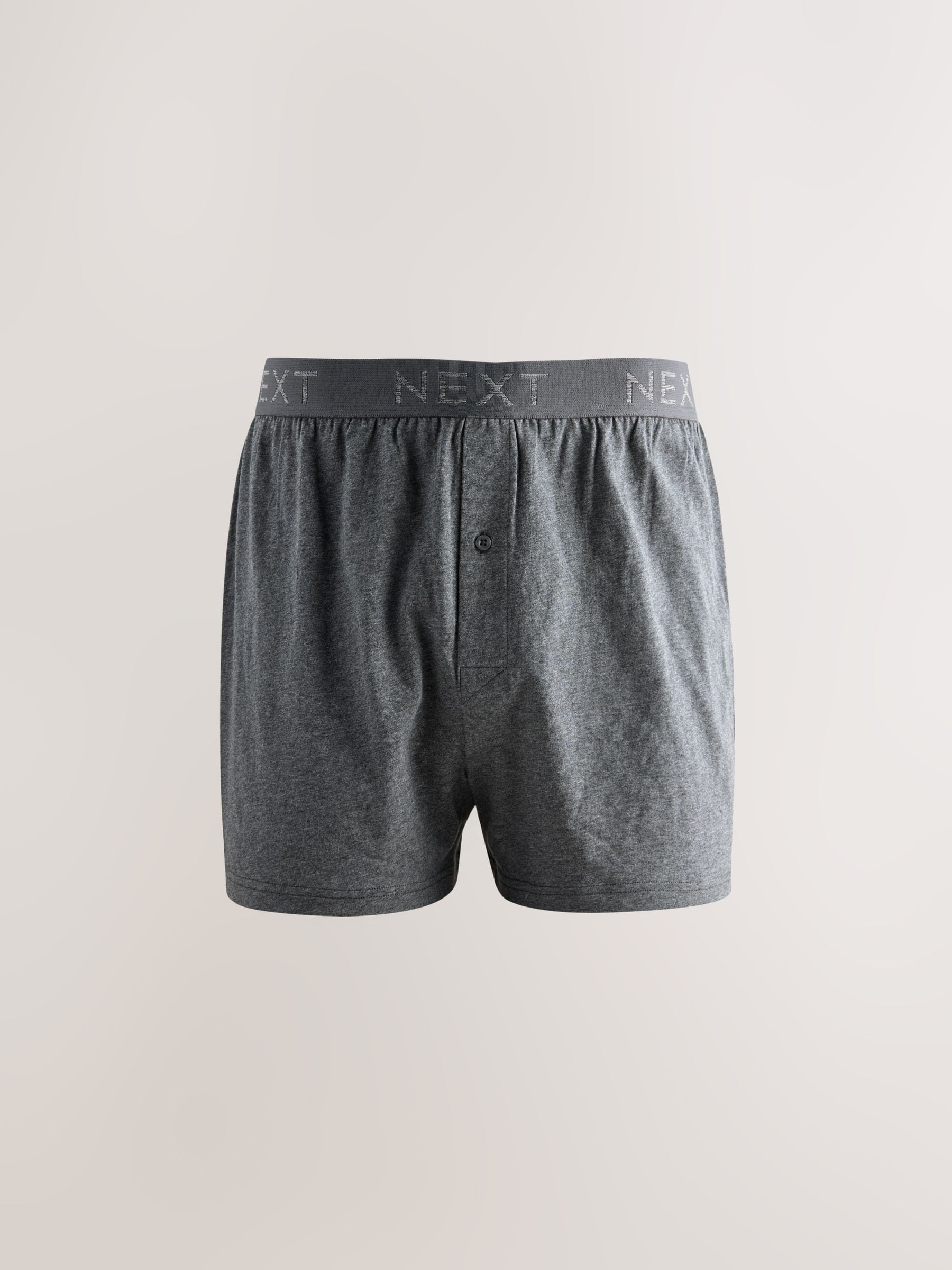 Blauw/grijs - Verpakking van 5 - Ruimvallende Boxers