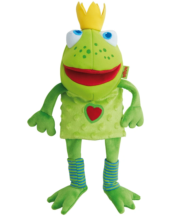 Handpuppe FROSCHKÖNIG