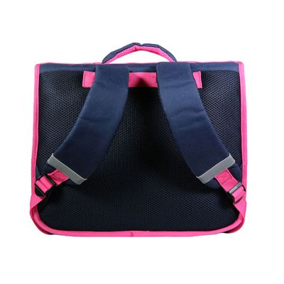 Cartable Poivre Blanc vélo 38 cm - 2 compartiments - rose - Bagtrotter
